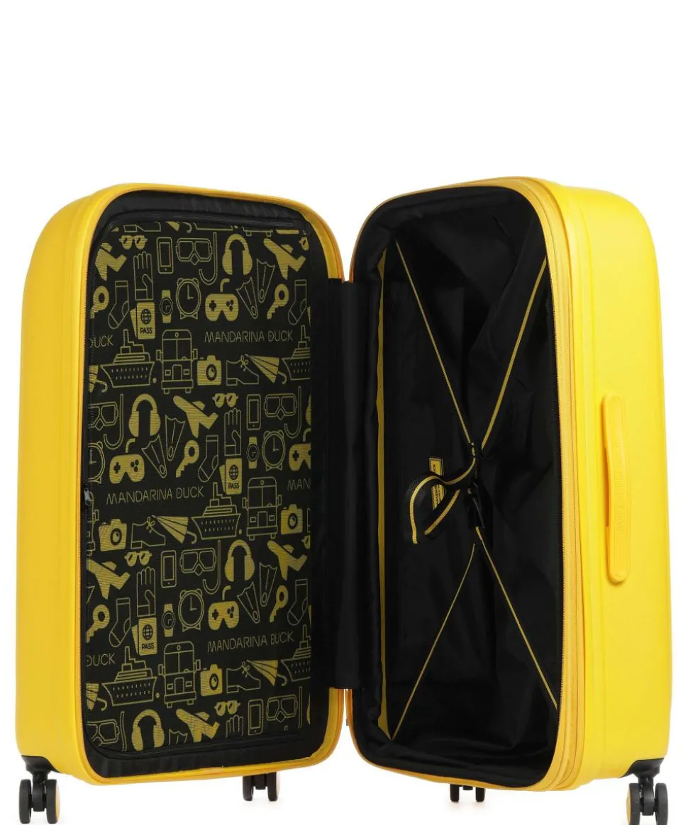 Logoduck+ 4-Rollen Trolley gelb 75 cm