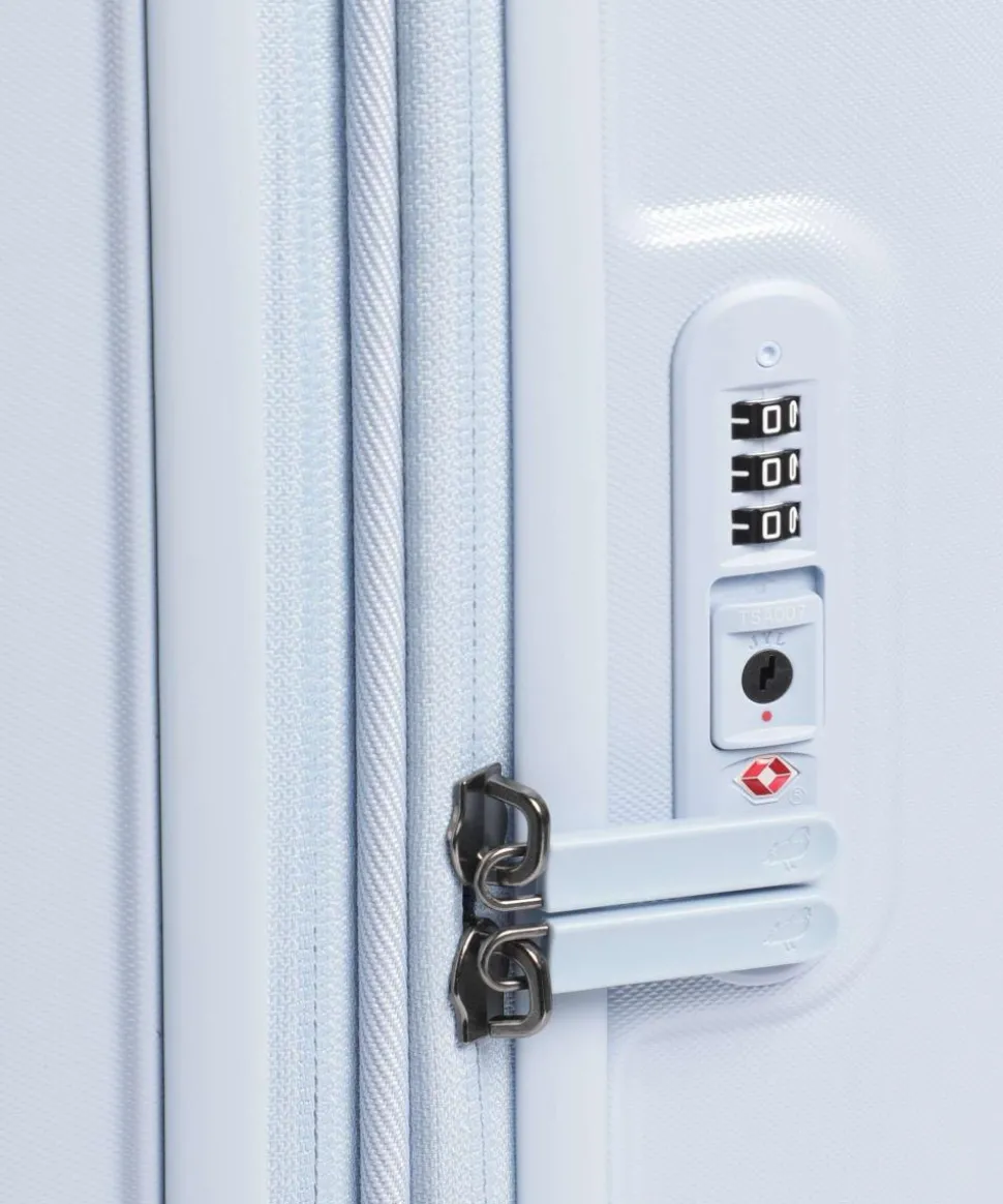 Logoduck+ 4-Rollen Trolley hellblau 55 cm