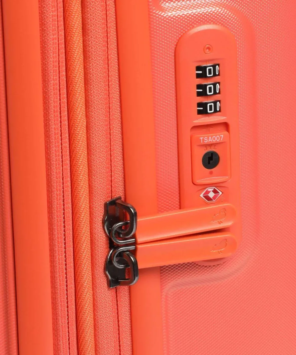 Logoduck+ 4-Rollen Trolley koralle 55 cm