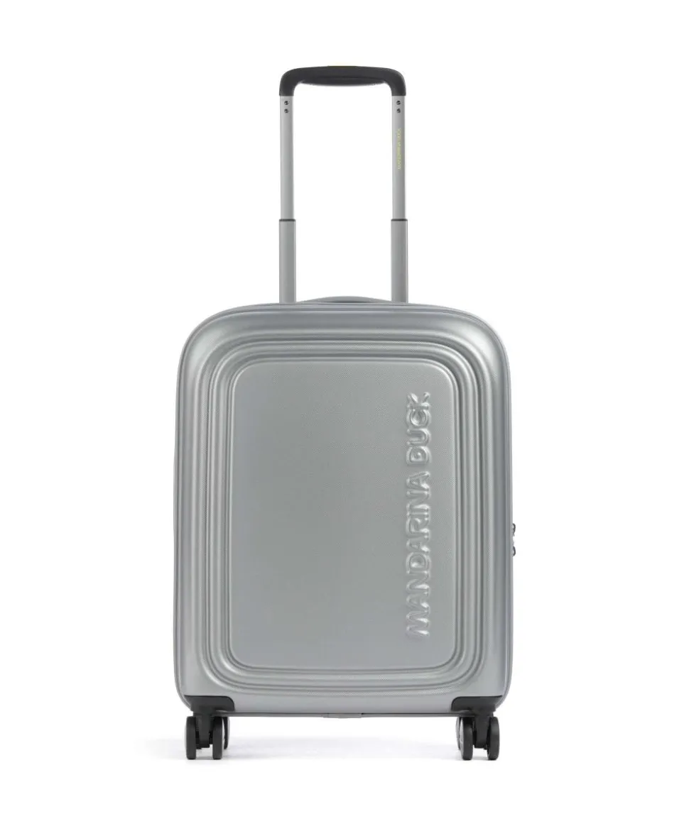 Logoduck+ 4-Rollen Trolley silber 55 cm
