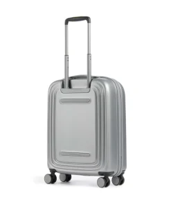 Logoduck+ 4-Rollen Trolley silber 55 cm