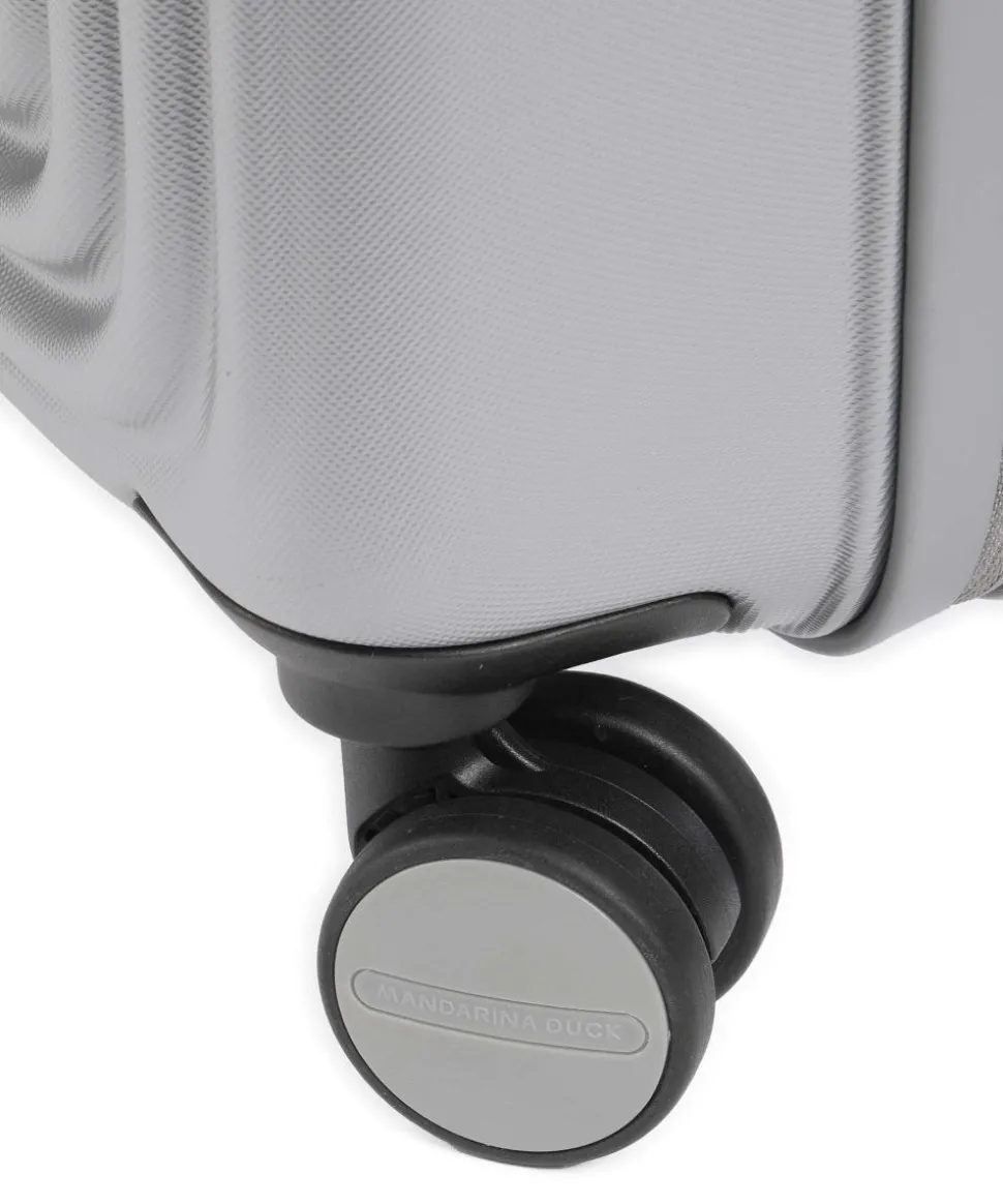 Logoduck+ 4-Rollen Trolley silber 55 cm