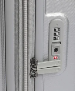 Logoduck+ 4-Rollen Trolley silber 55 cm