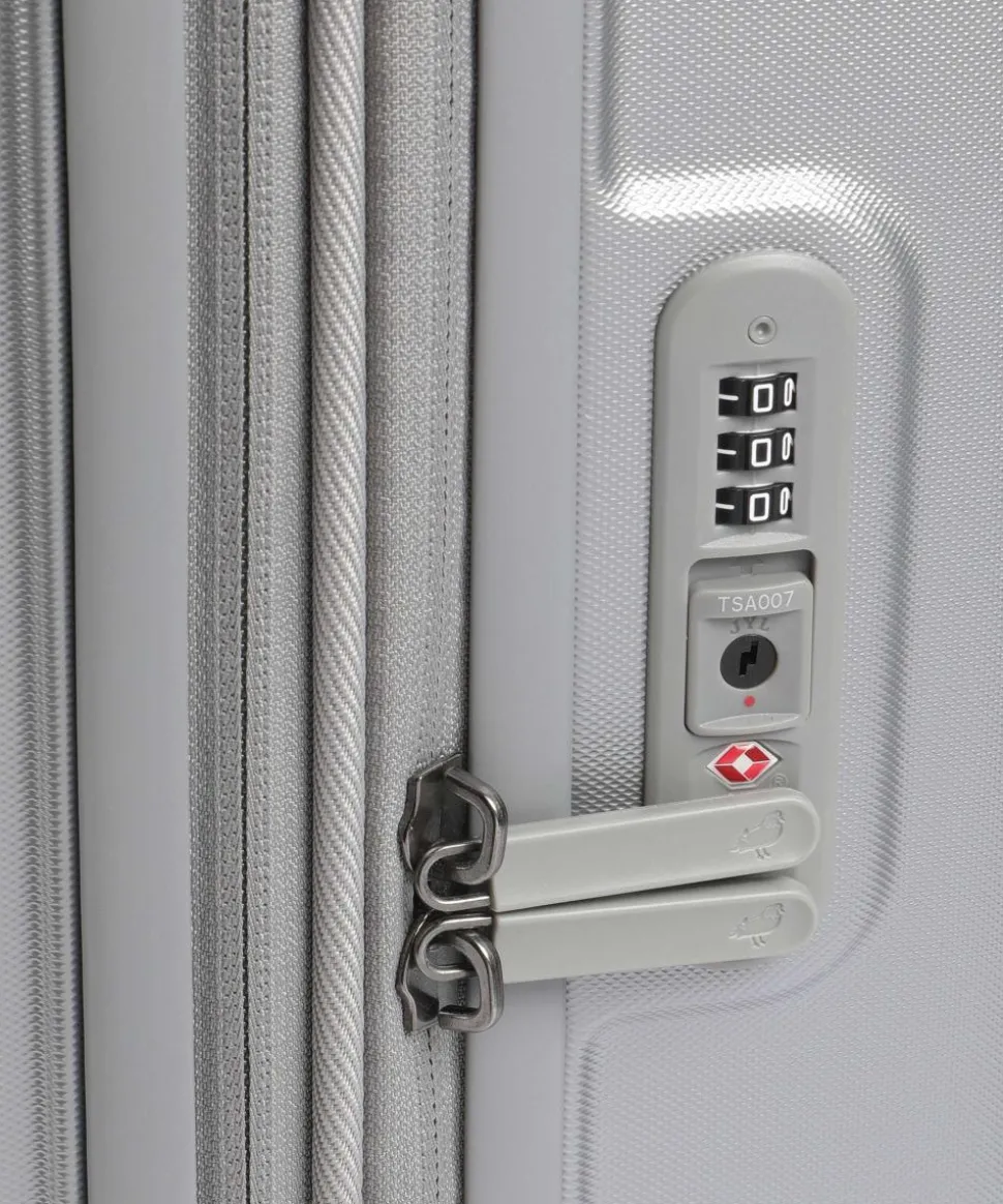 Logoduck+ 4-Rollen Trolley silber 55 cm