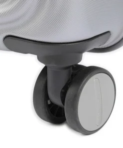 Logoduck+ 4-Rollen Trolley silber 55 cm