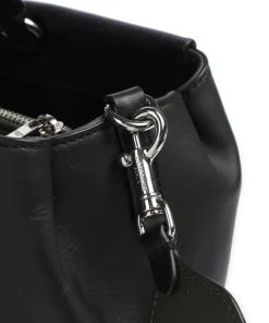 Lora Calf Optic M Handtasche fein genarbtes Kalbsleder schwarz