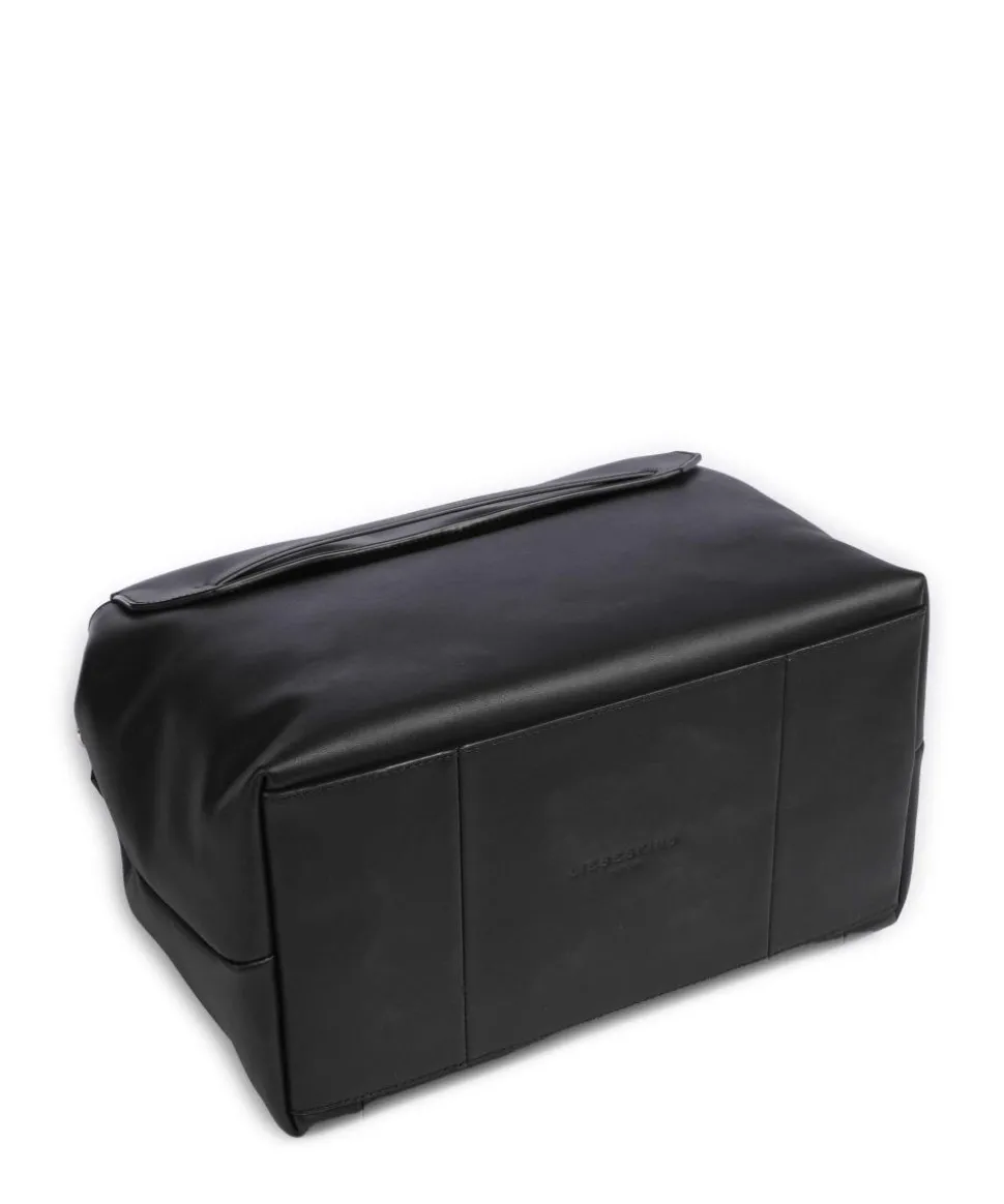 Lora Calf Optic M Handtasche fein genarbtes Kalbsleder schwarz