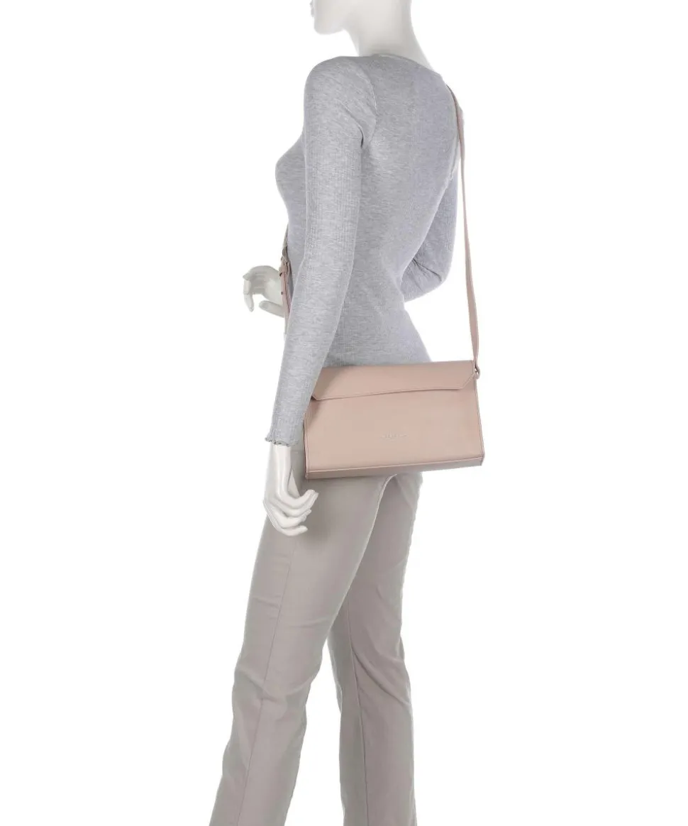 Lora Small Pebble S Umhängetasche fein genarbtes Rindsleder rosa