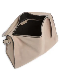 Lora Suede M Umhängetasche aufgerautes Leder beige