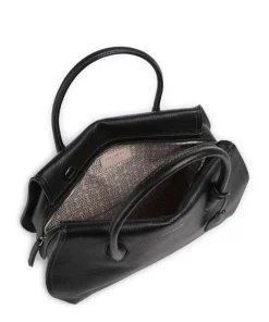 Lord Handtasche genarbtes Leder schwarz