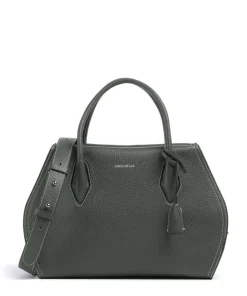 Lord Handtasche genarbtes Leder khaki