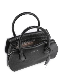 Lord Handtasche genarbtes Leder schwarz