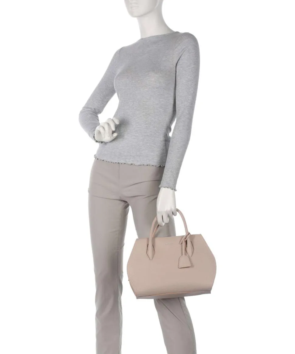 Lord Handtasche genarbtes Leder altrosa