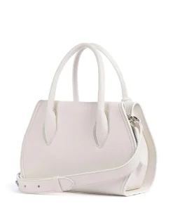 Lord Handtasche genarbtes Leder weiß