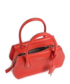 Lord Handtasche genarbtes Leder orange