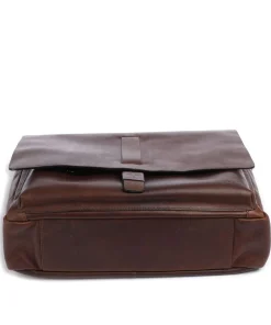 Loreto Kreon Aktentasche 14″ fein genarbtes Rindsleder braun