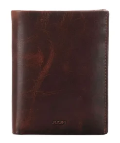 Loreto Ladon Geldbörse weiches Rindsleder dunkelbraun