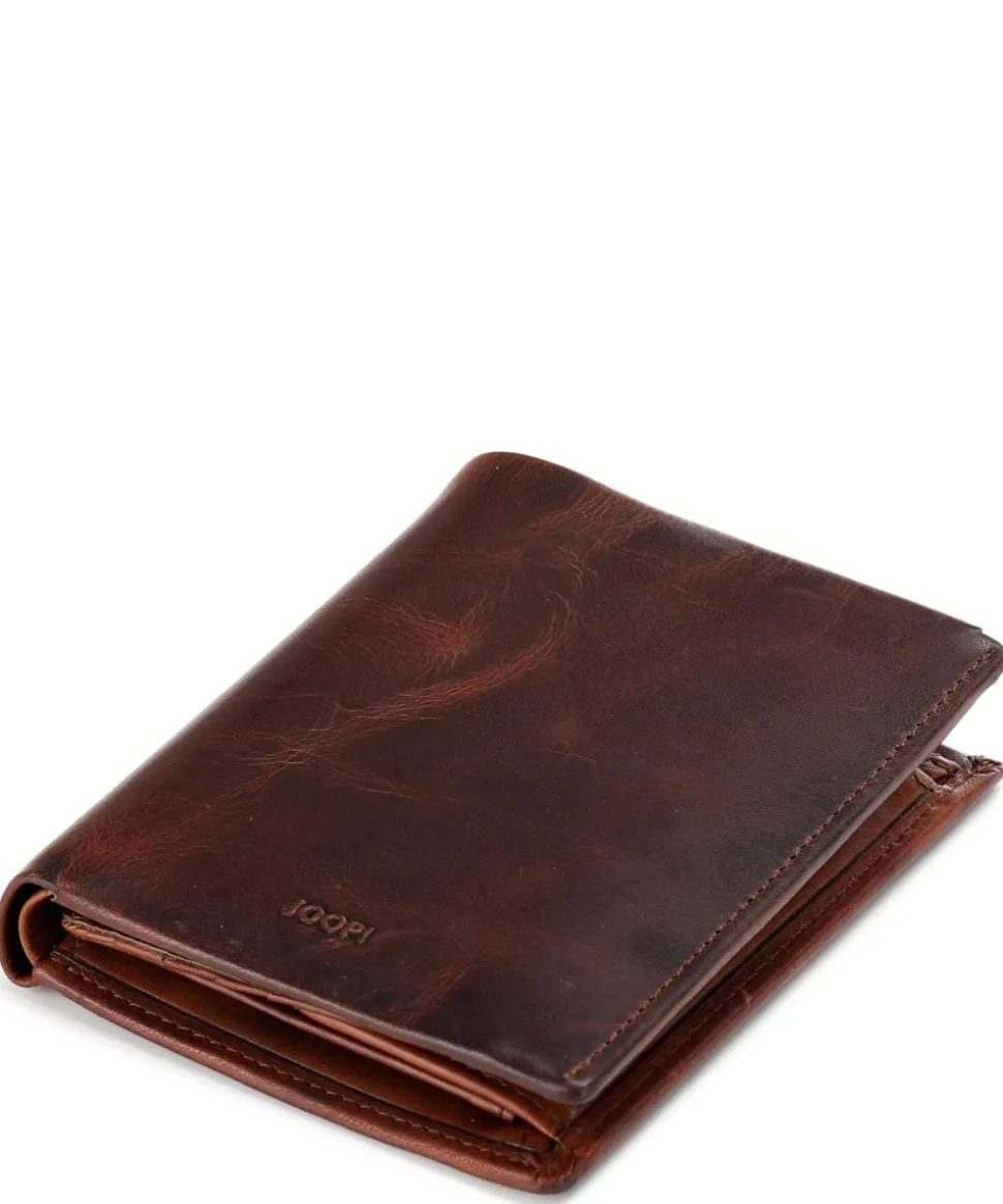 Loreto Ladon Geldbörse weiches Rindsleder dunkelbraun