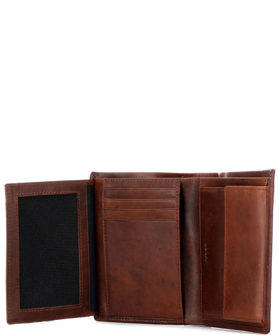 Loreto Ladon Geldbörse weiches Rindsleder dunkelbraun