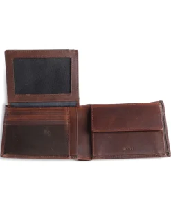Loreto Typhon RFID Geldbörse Rindsleder dunkelbraun