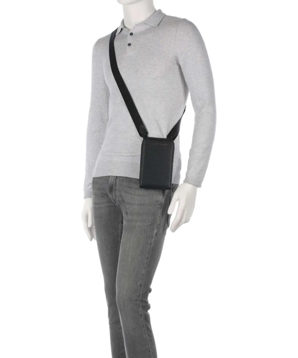 Lost in Sounds Umhängetasche Lederimitat schwarz