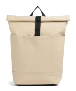 Lotus Hajo Large Rolltop Rucksack 16″ Polyester, Polyurethane beige