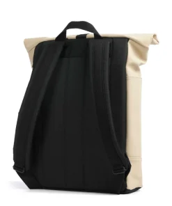 Lotus Hajo Medium Rolltop Rucksack 17″ Polyurethane beige