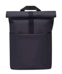 Lotus Hajo Mini Rolltop Rucksack 16″ Polyurethane schwarz