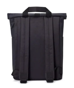 Lotus Hajo Mini Rolltop Rucksack 16″ Polyurethane schwarz