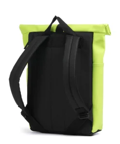 Lotus Hajo Mini Rolltop Rucksack 16″ Polyurethane gelbgrün