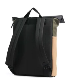 Lotus Hajo Mini Rolltop Rucksack 16″ Polyurethane beige/grün