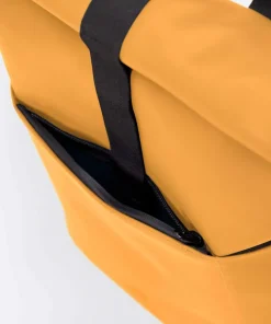Lotus Hajo Mini Rolltop Rucksack 16″ Polyurethane senfgelb