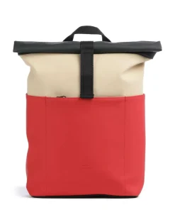 Lotus Hajo Mini Rolltop Rucksack 16″ Polyurethane rot