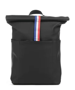 Lotus Hajo Mini Rolltop Rucksack 16″ Polyurethane schwarz