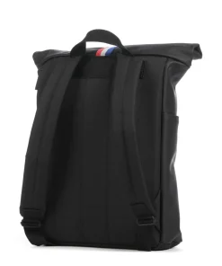 Lotus Hajo Mini Rolltop Rucksack 16″ Polyurethane schwarz