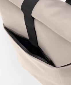 Lotus Hajo Mini Rolltop Rucksack 16″ Polyurethane nude
