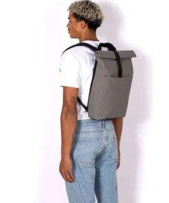 Lotus Hajo Mini Rolltop Rucksack 16″ Polyurethane dunkelgrau
