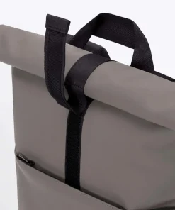 Lotus Hajo Mini Rolltop Rucksack 16″ Polyurethane dunkelgrau