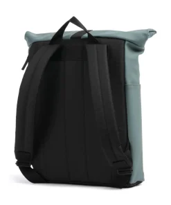 Lotus Hajo Mini Rolltop Rucksack 16″ Polyurethane grünblau