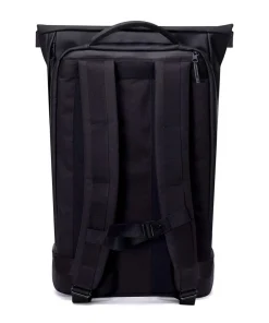 Lotus Hajo Pro Rolltop Rucksack 15″ Lederimitat schwarz