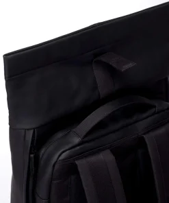 Lotus Hajo Pro Rolltop Rucksack 15″ Lederimitat schwarz