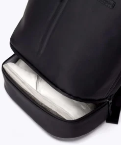 Lotus Hajo Pro Rolltop Rucksack 15″ Lederimitat schwarz