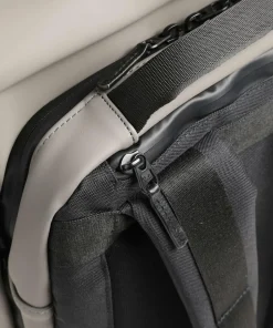 Lotus Hajo Pro Rolltop Rucksack 15″ Lederimitat grau