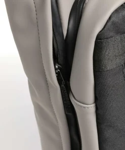 Lotus Hajo Pro Rolltop Rucksack 15″ Lederimitat grau