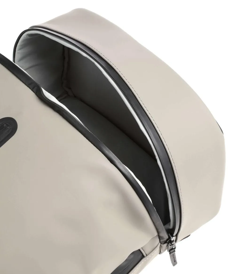 Lotus Hajo Pro Rolltop Rucksack 15″ Lederimitat grau