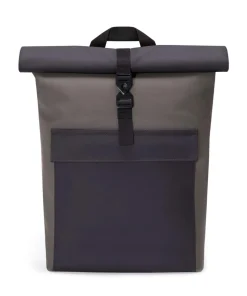 Lotus Jasper Medium Rolltop Rucksack 15.6″ Polyurethane, recyceltes Polyester grau/schwarz