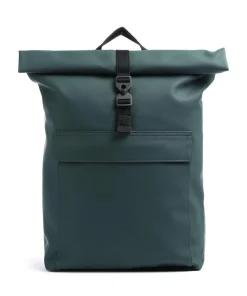 Lotus Jasper Medium Rolltop Rucksack 15.6″ Polyurethane, recyceltes Polyester dunkelgrün