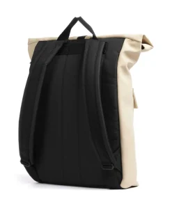 Lotus Jasper Medium Rolltop Rucksack 15.6″ Polyurethane, recyceltes Polyester beige