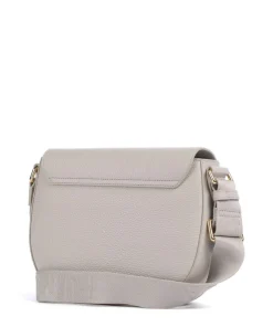 Lotus S Umhängetasche genarbtes Leder beige