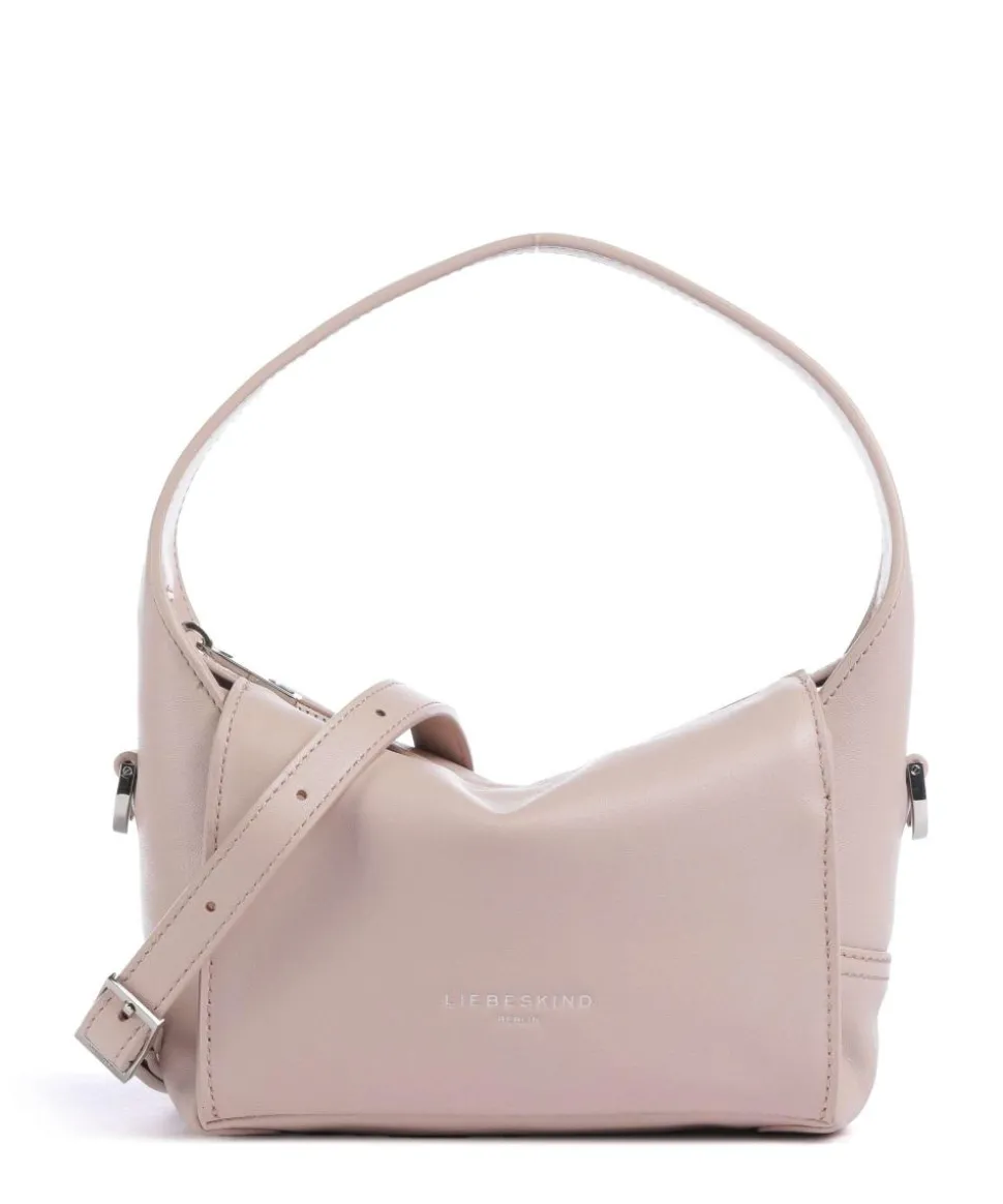 Lou 2 Calf Optic XS Umhängetasche fein genarbtes Leder rosa